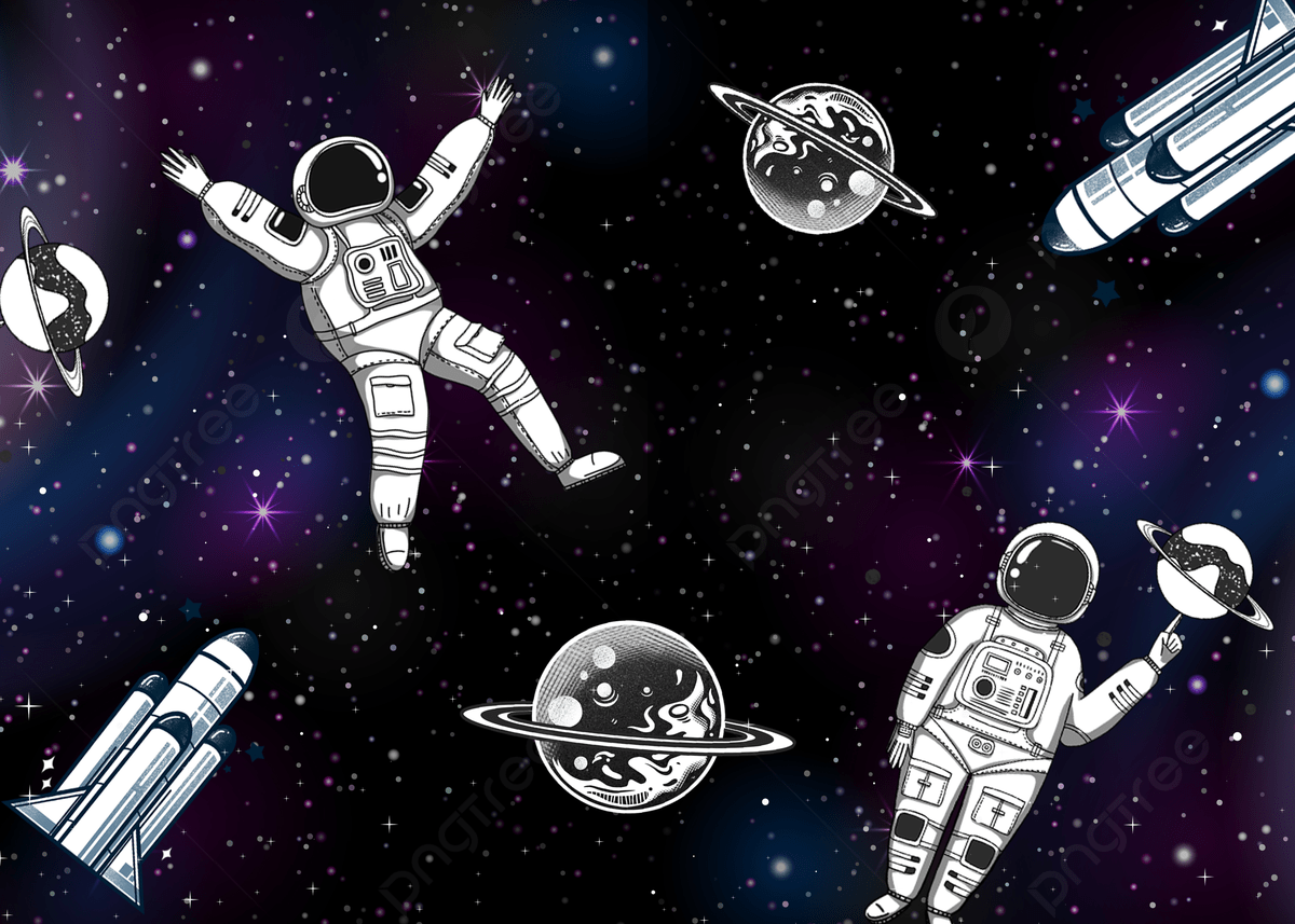 1200x857 Black Starry Cartoon Universe