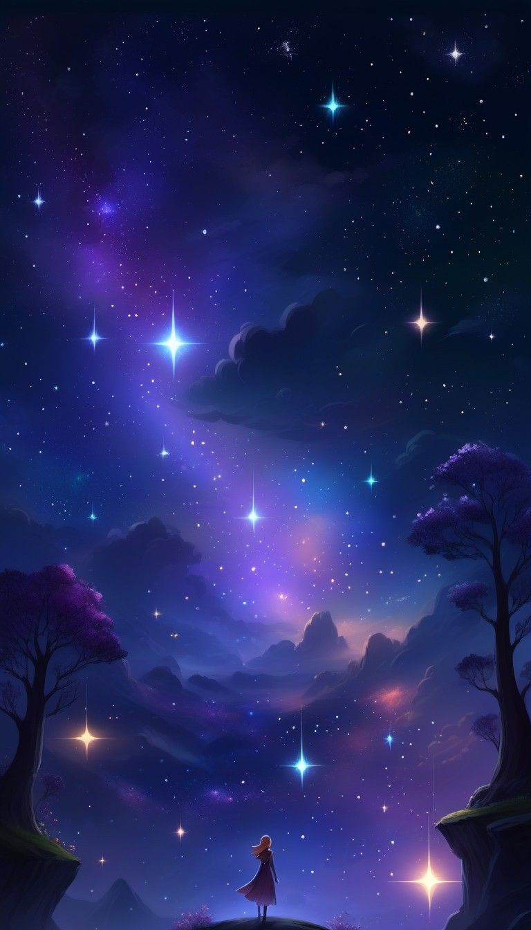 768x1344 galaxy cartoon wallpaper Prompts
