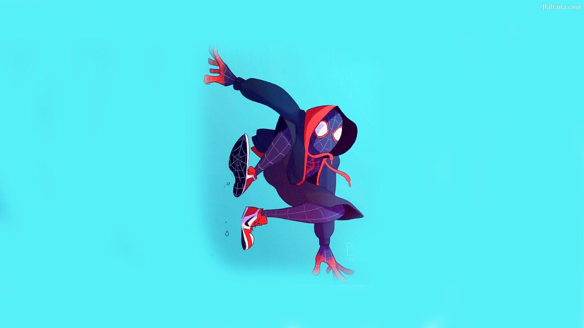 spider man into the spider verse free full hd wallpaper