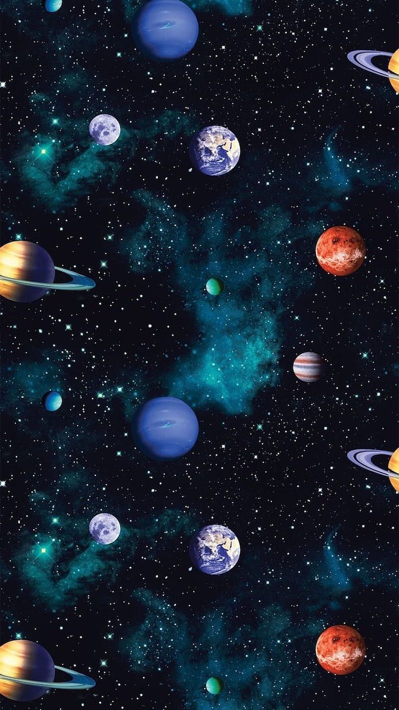 800x1422 HD space cartoon wallpaper