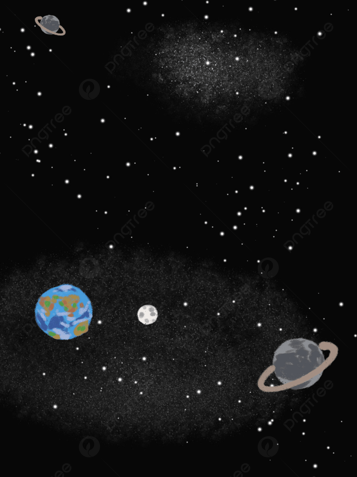 1200x1604 Starry Earth Fantasy Galaxy Background