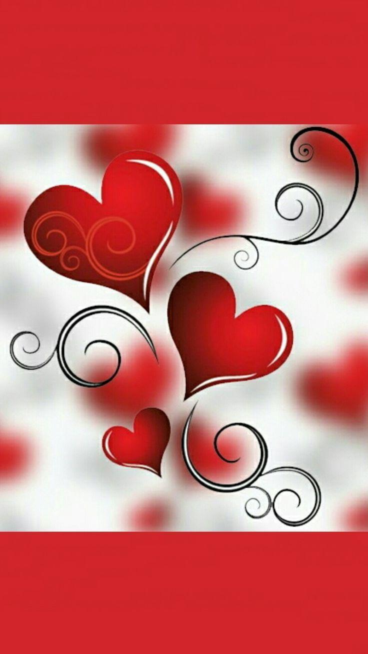 736x1308 Love Heart Wallpaper For Mobile Valentines Day