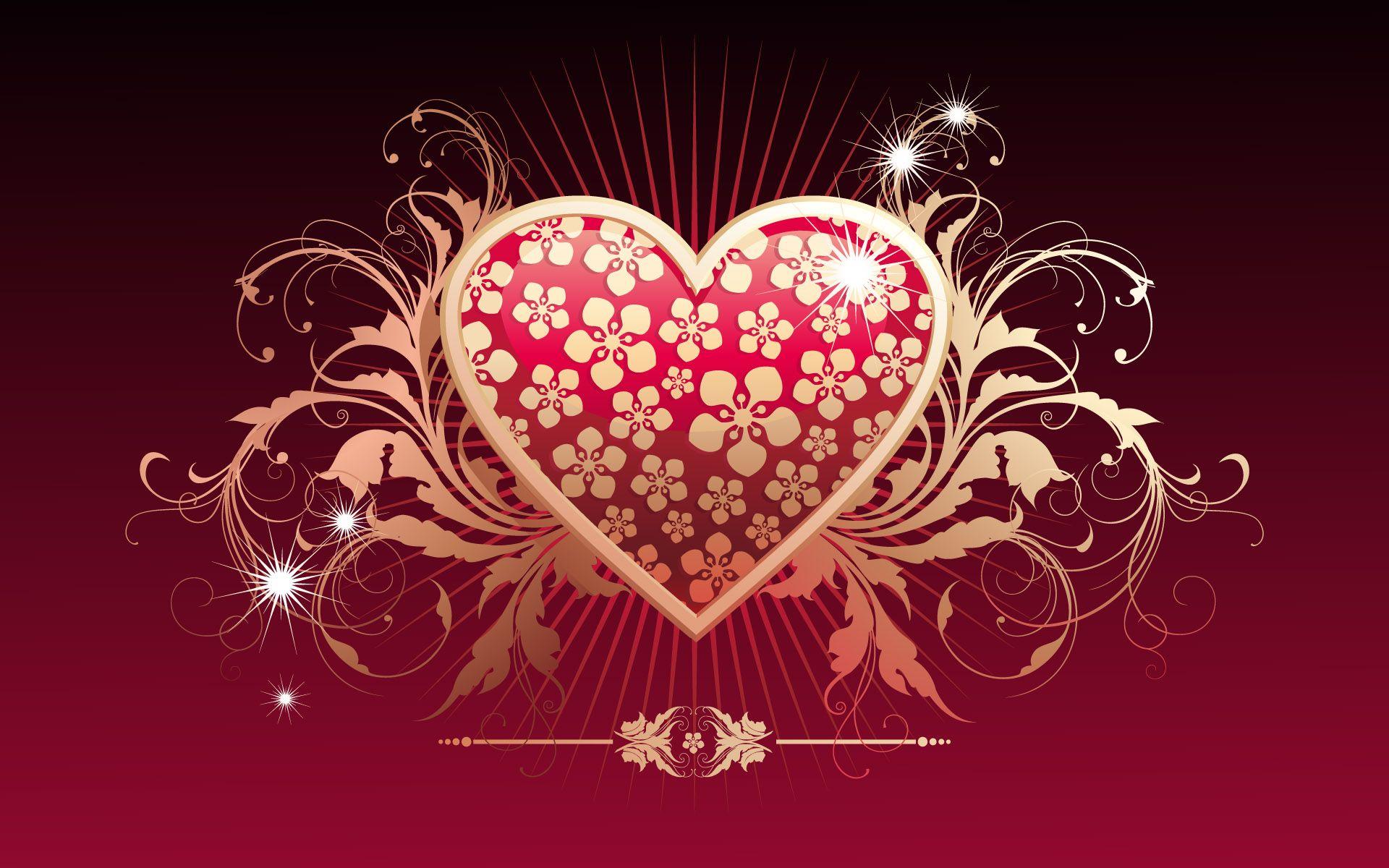 1920x1200 Abstract love heart wallpaperx1200