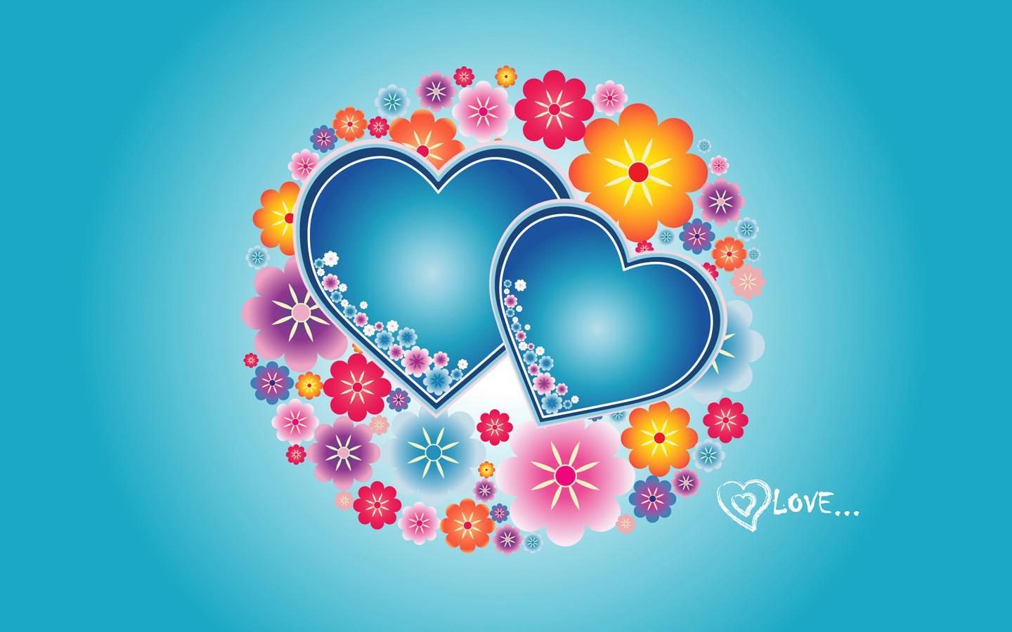 1440x900 Love Heart Wallpaper, 3D Love Heart Wallpaper