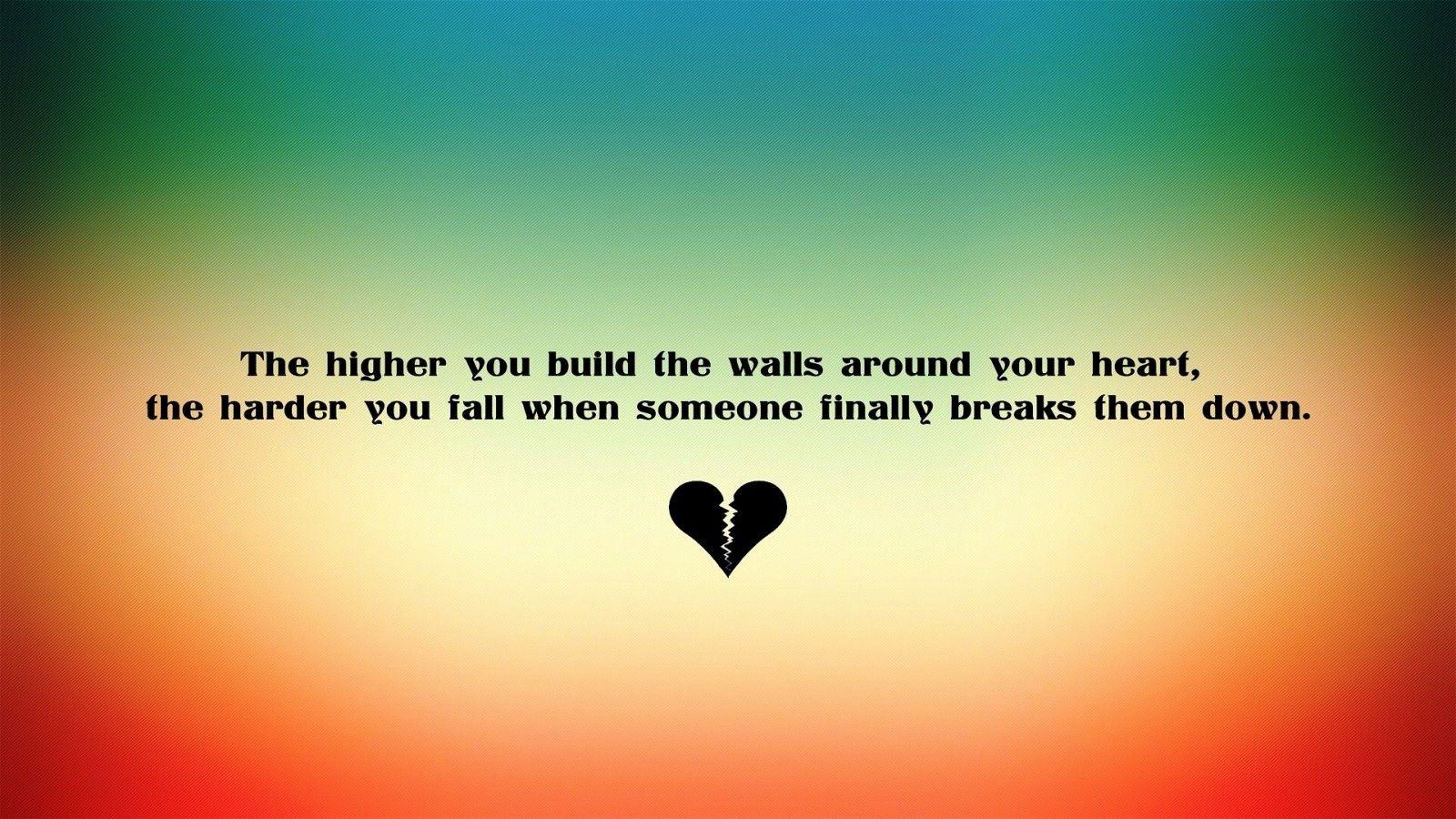 1600x900 Broken Heart Quotes with Image