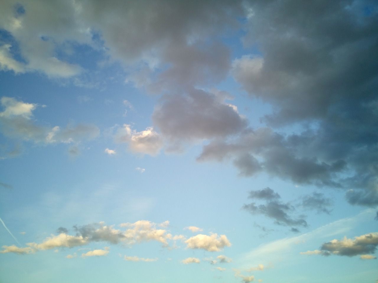 1280x960 Heaven, background, texture, sunset, clouds