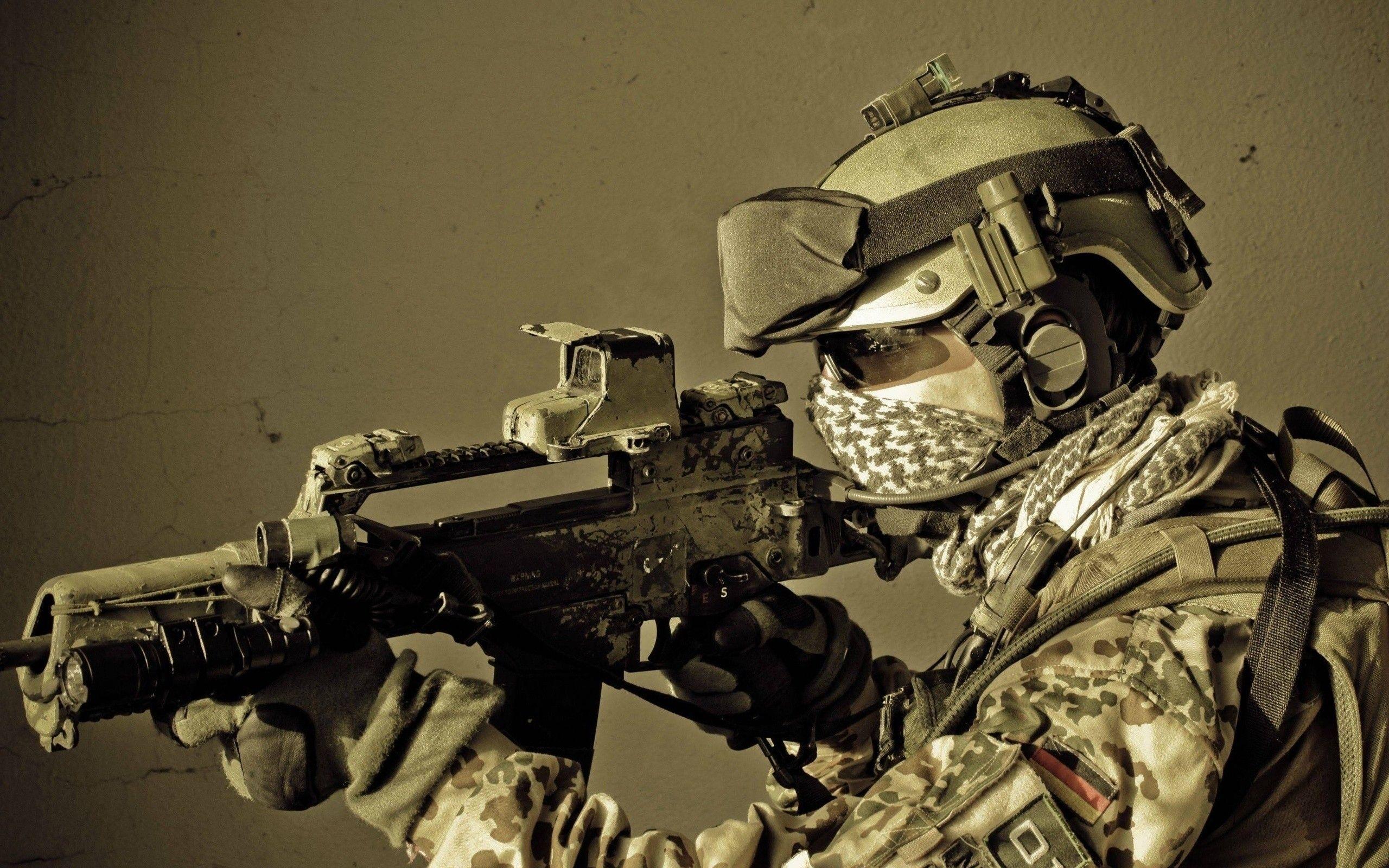 2560x1600 #G36K, #soldier, #German, #Bundeswehr, #weapon