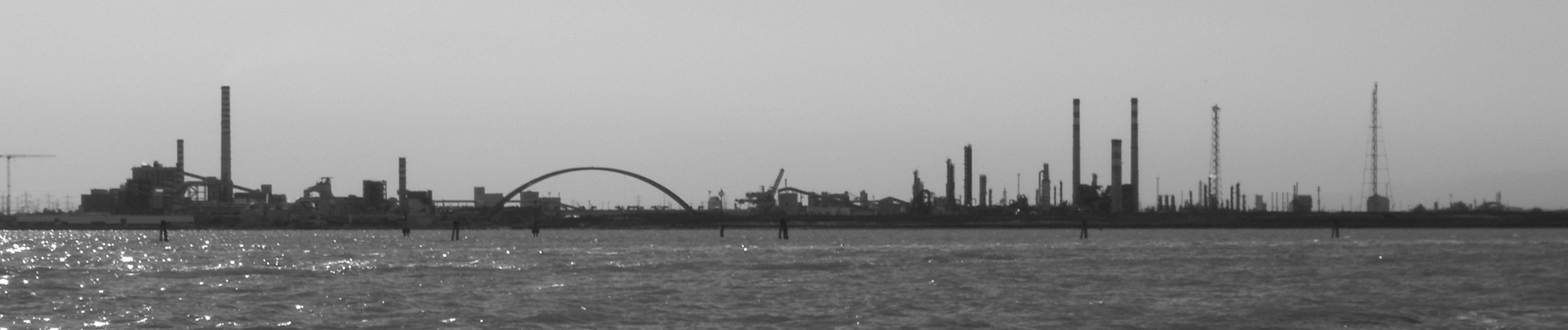 5120x1080 Industrial District off of Venice, Italy I took