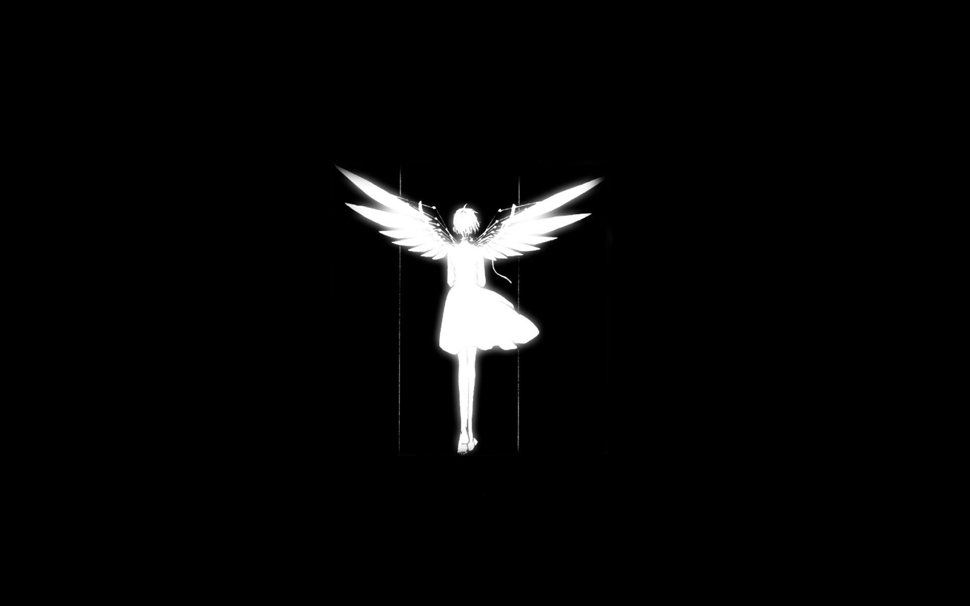 1920x1200 Angel Silhouette Wallpaper
