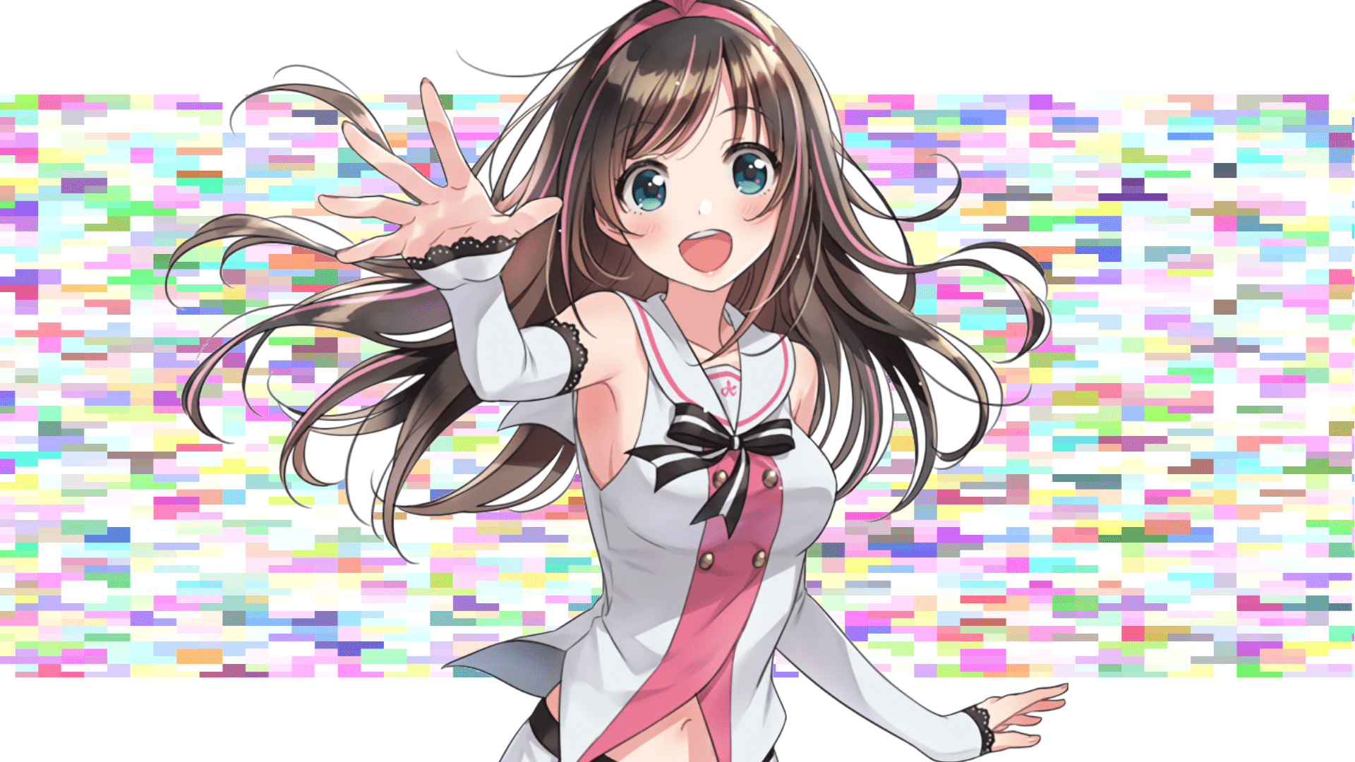 Кидзуна АИ. Kizuna ai аниме. Кизуна ИИ. Живые обои аниме.