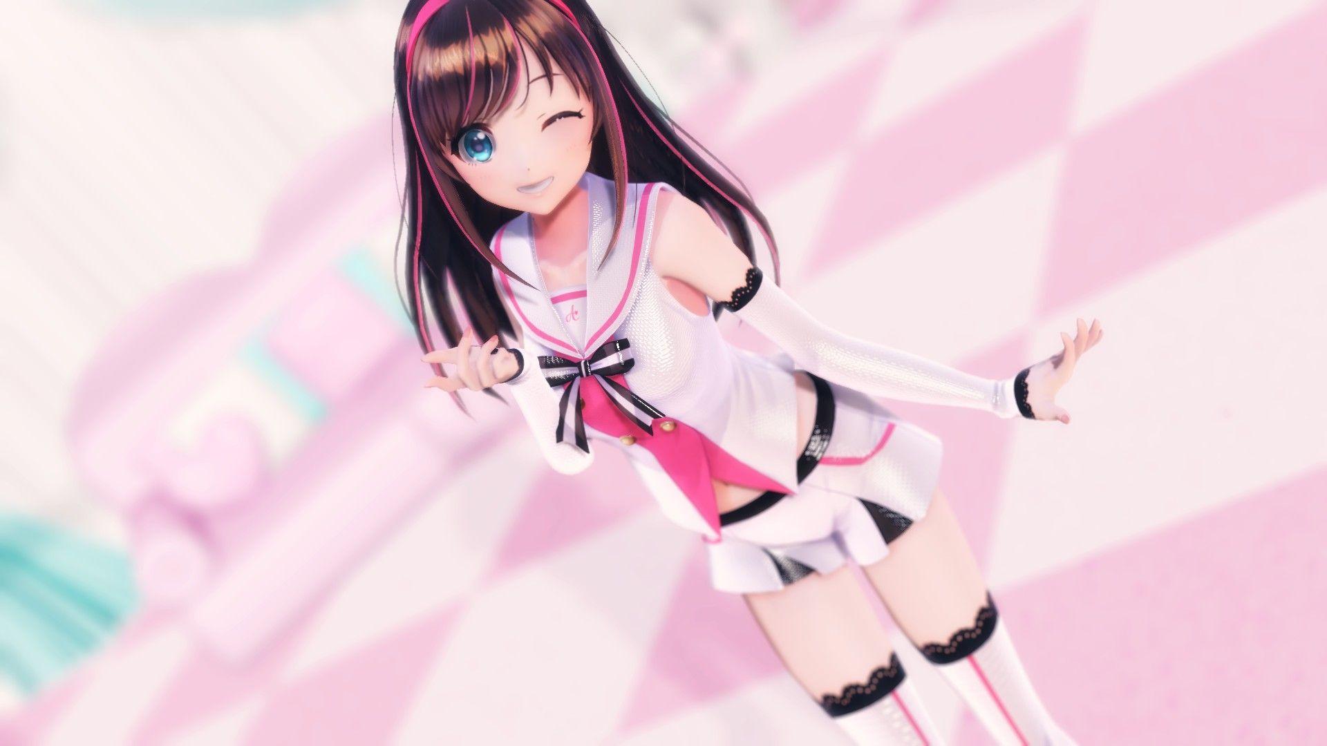 1920x1080 Kizuna Ai, Anime girls, 3D Wallpaper HD / Desktop