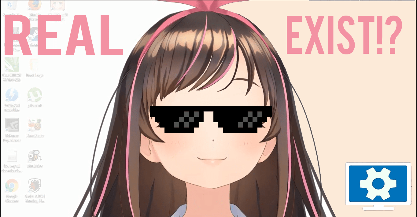 1364x710 HOT Kizuna Ai Can Move With Cursor! Engine