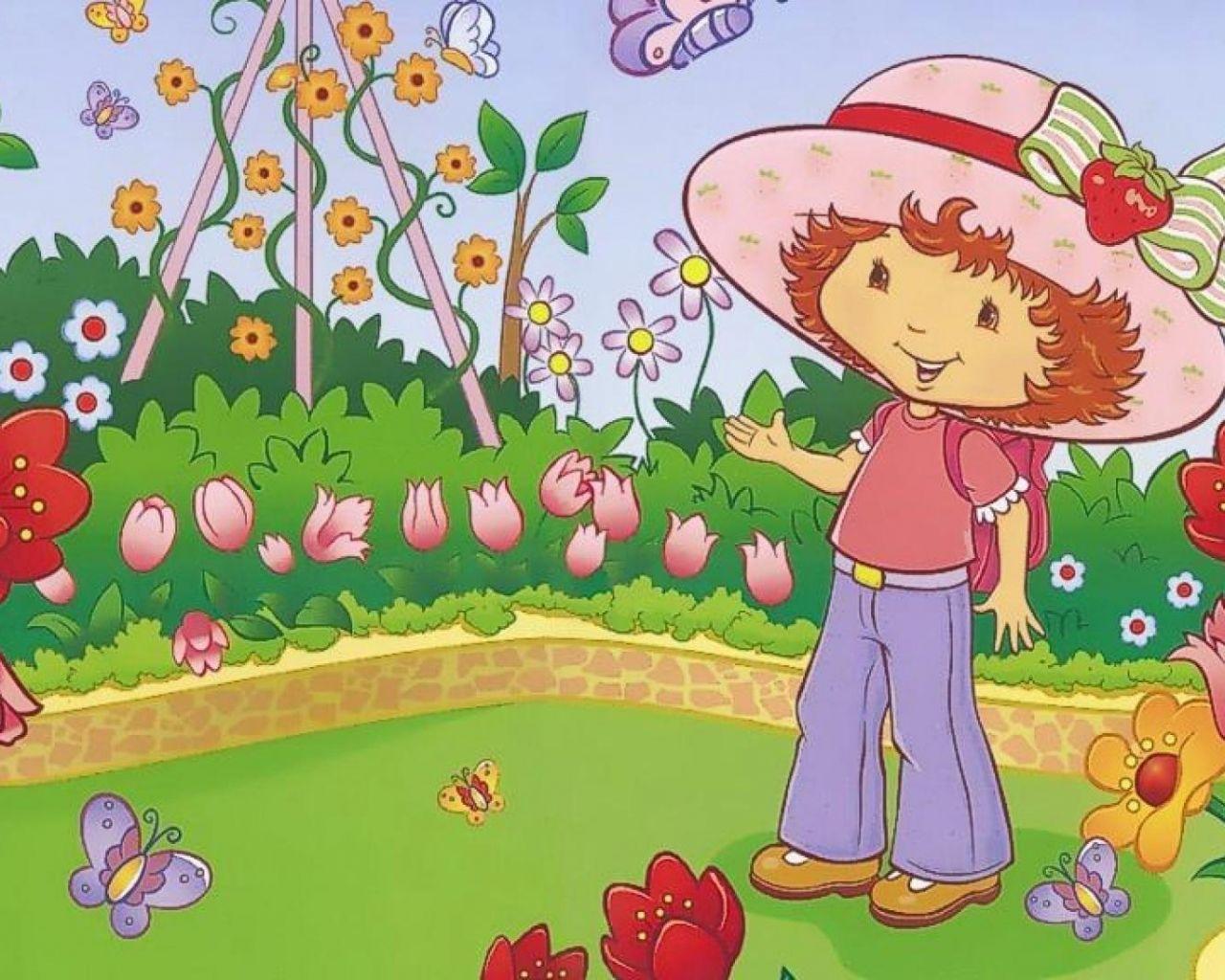 1280x1024 Free download 48 stocks at Strawberry Shortcake Wallpaper