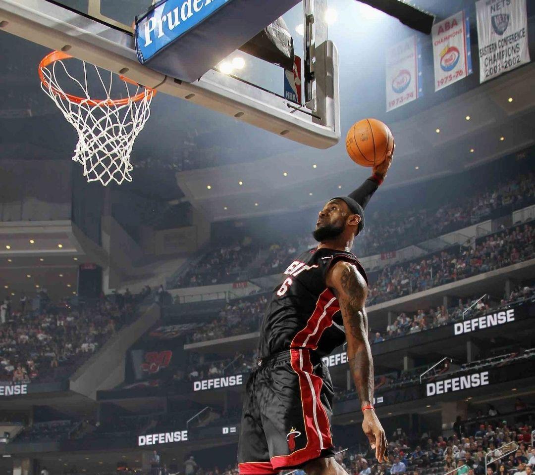 1080x960 HDQ, Pic Lebron James Slam Dunk Wallpaper