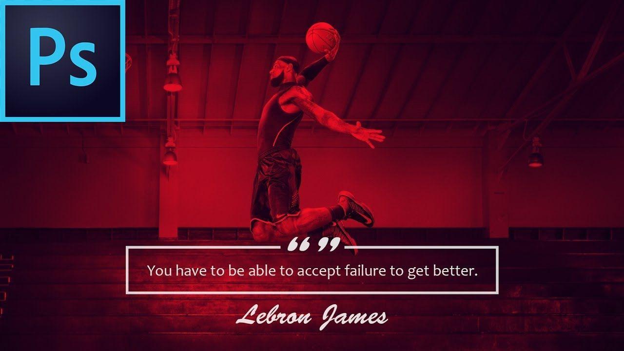 1280x720 NBA Quote Wallpaper Effect Tutorial Lebron James' Quote Dunk