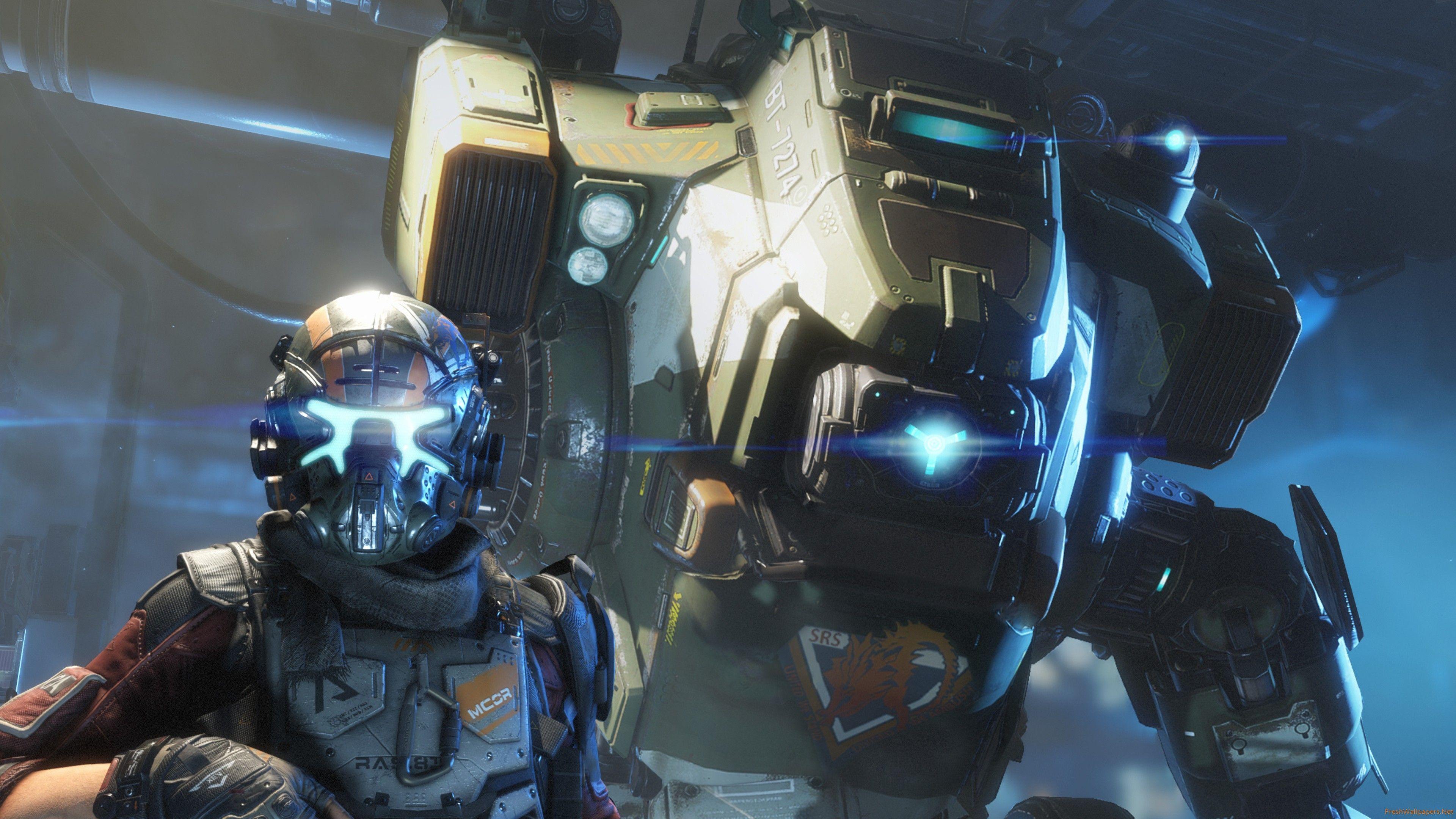 3840x2160 Titanfall 2 Titan & Pilot 4K wallpaper