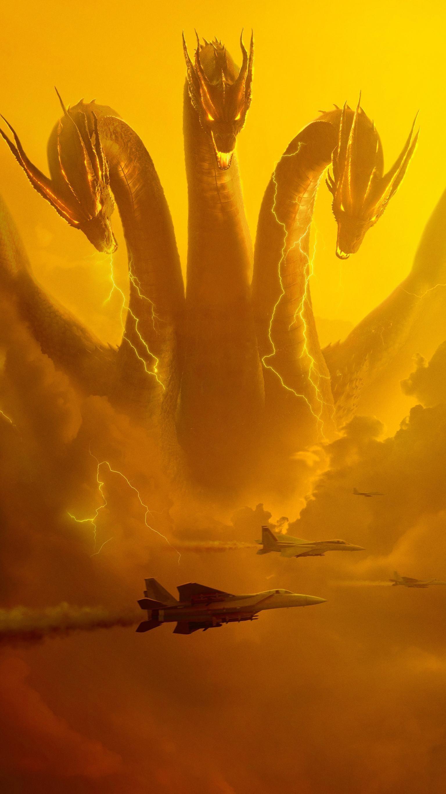 1536x2732 Godzilla: King Of The Monsters hình nền