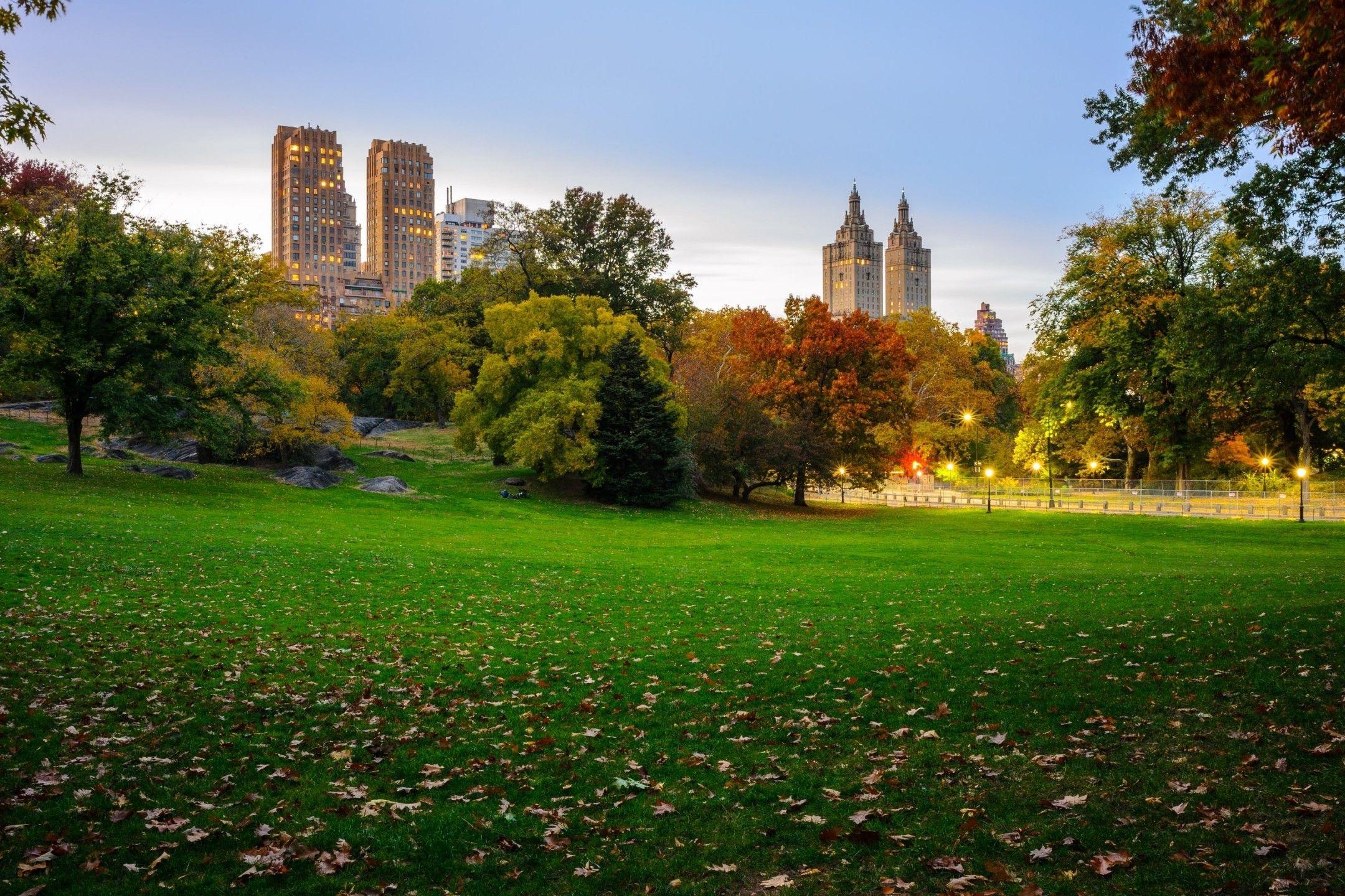 2160x1440 Download 2160x1440 New York Central Park, Buildings