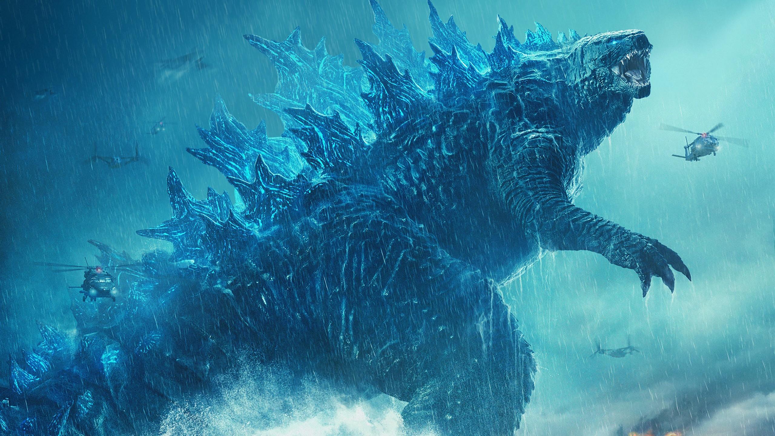 2560x1440 Godzilla vs King Ghidorah 4K Wallpaper