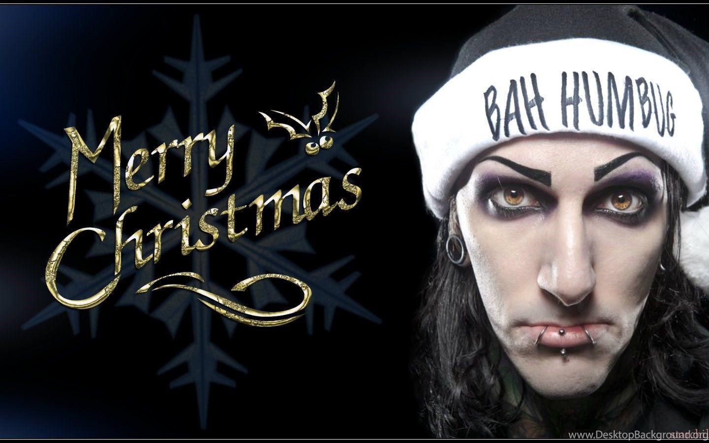 1440x900 Bah Humbug And Merry Christmas Motionless In White