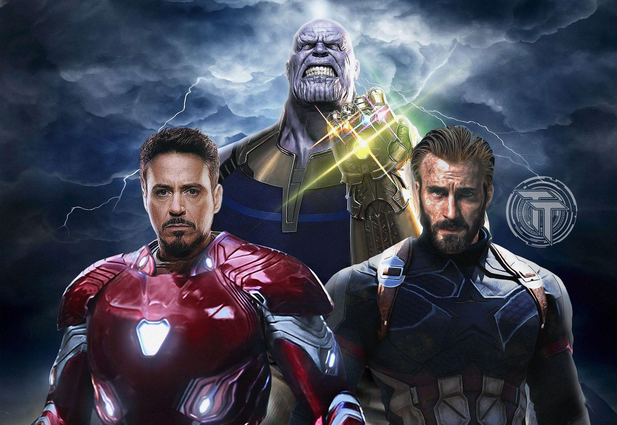 2000x1379 Avengers Infinity War Captain America Iron Man Thanos. Infinity war
