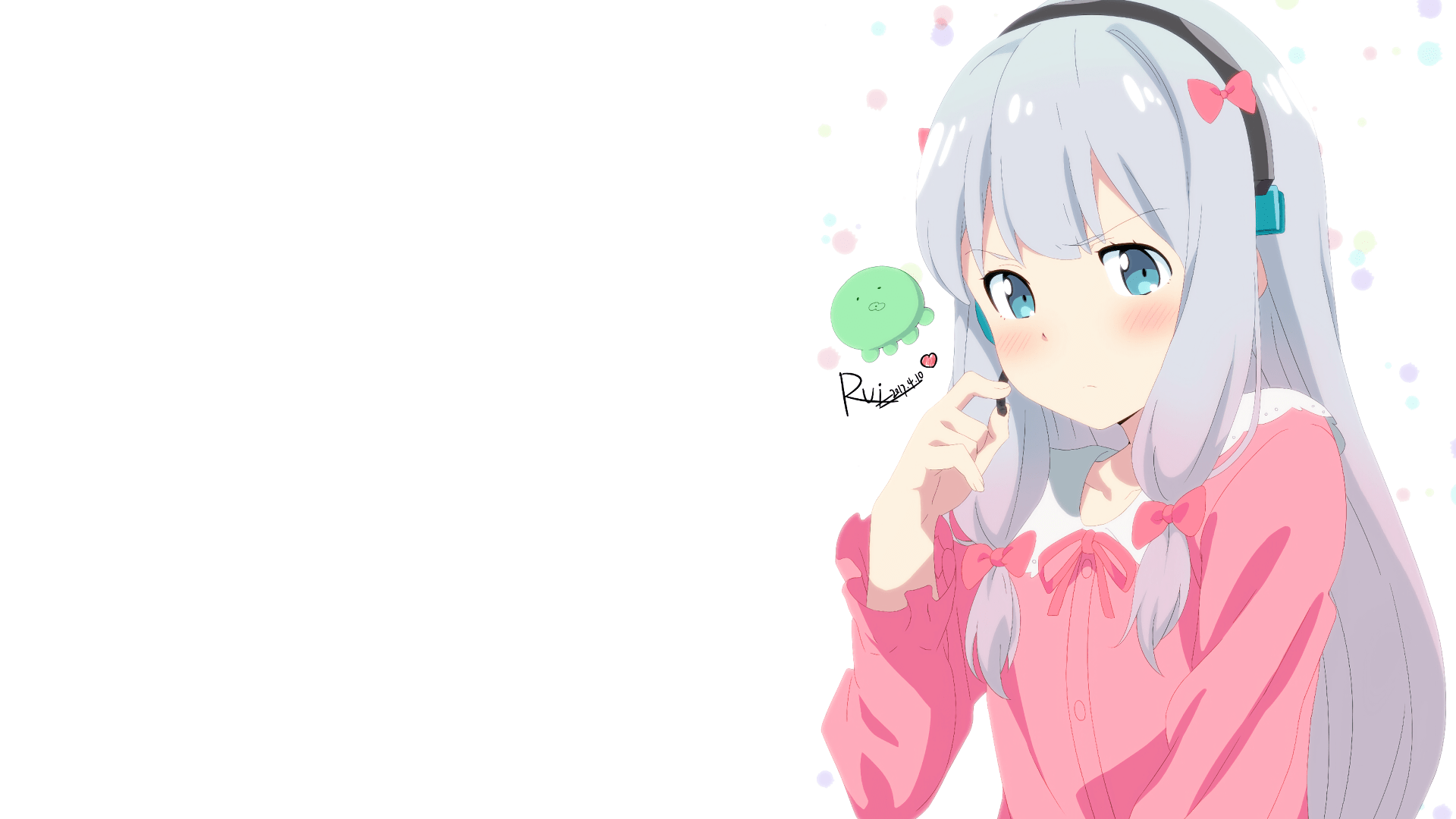 1920x1080 Download 1920x1080 Eromanga Sensei, Izumi Sagiri, White Hair