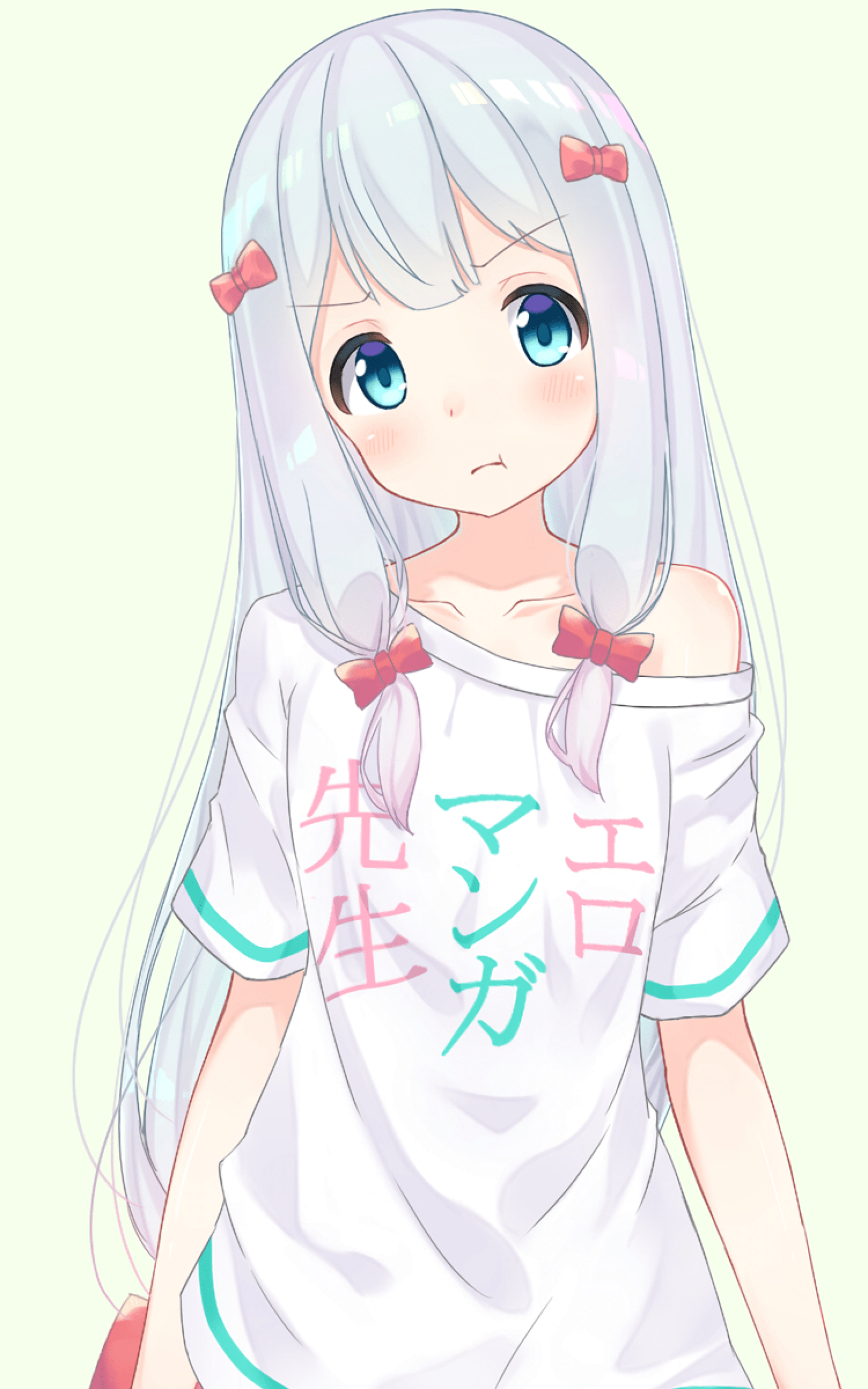 1600x2560 Download 1600x2560 Izumi Sagiri, Grumpy Expression, Long