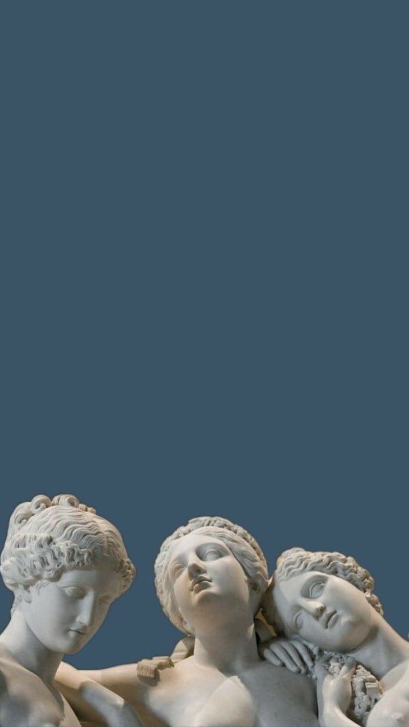 800x1422 Greek Statue, HD phone wallpaper