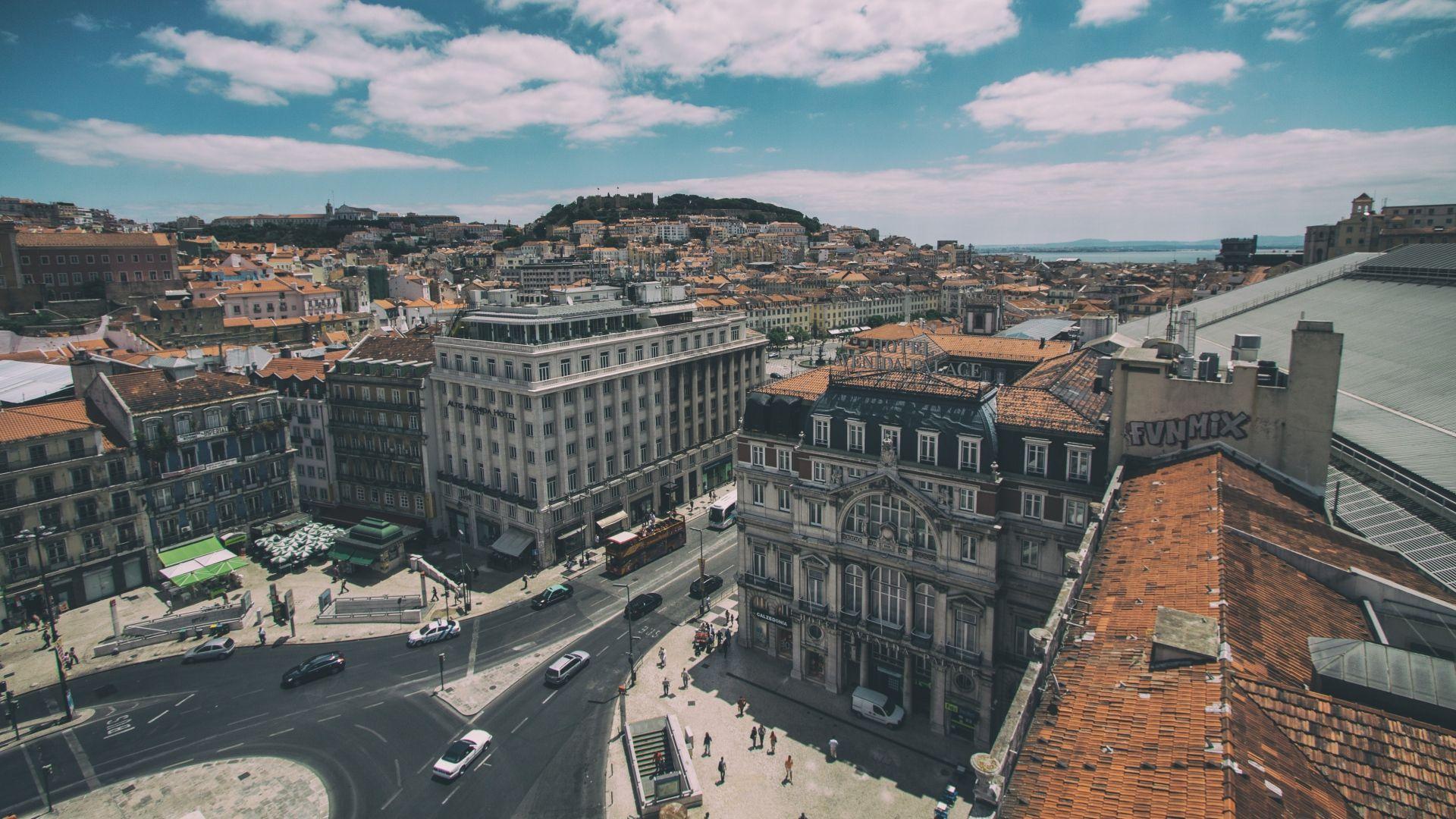 1920x1080 Download 1920x1080 HD Wallpaper lisbon aerial view portugal