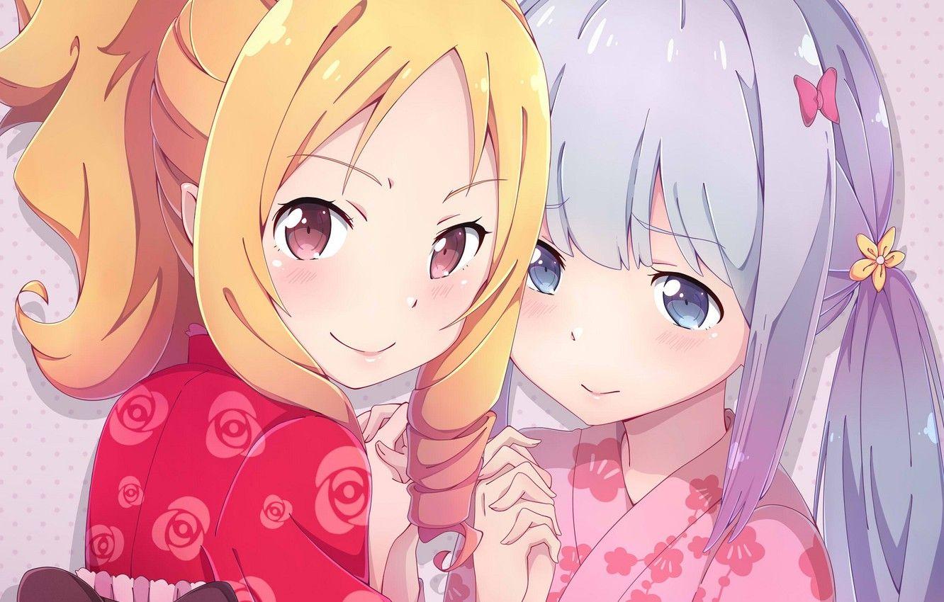1332x850 Wallpaper girls, a couple, Eromanga Sensei image