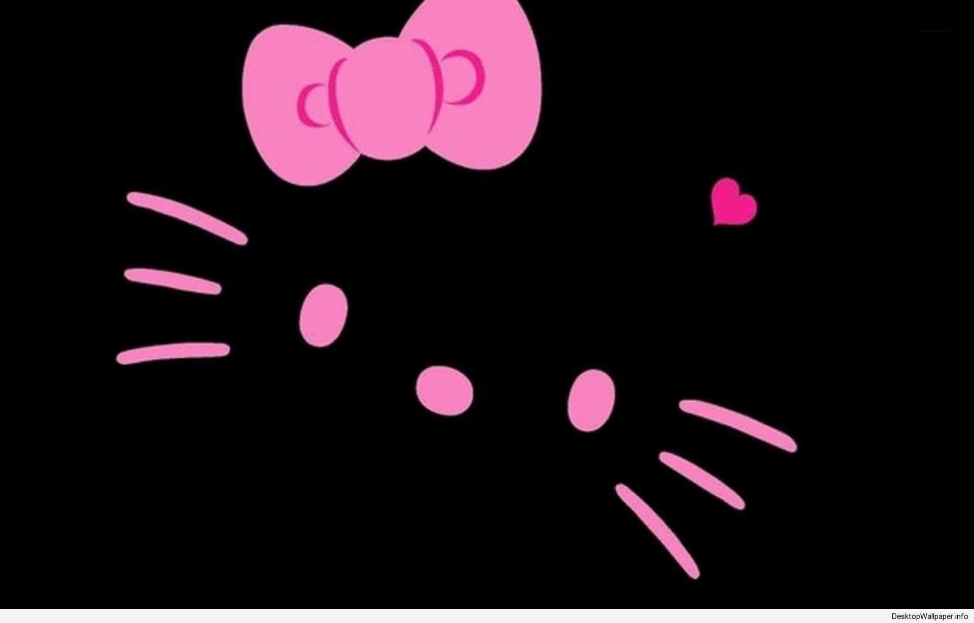 Hello Kitty Pink And Black Wallpapers  Wallpaper Cave