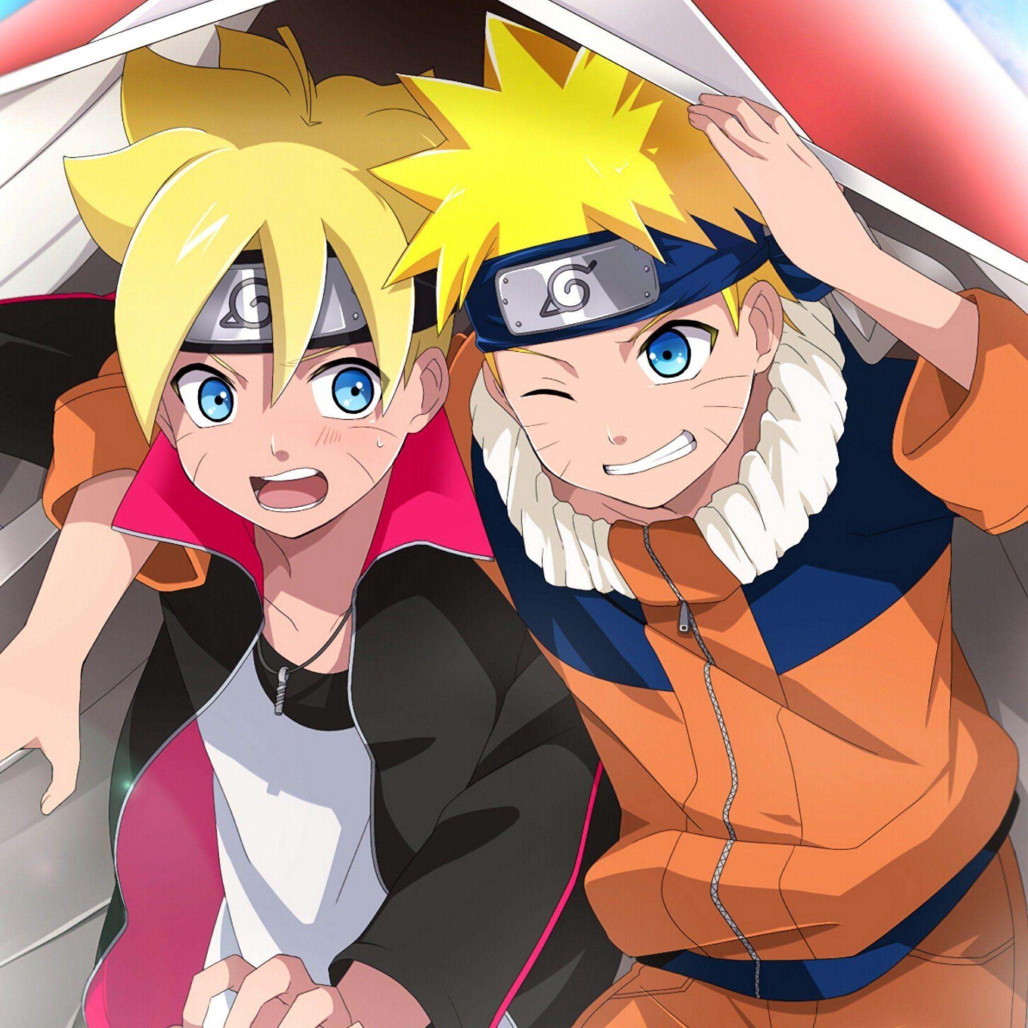 2048x2048 Naruhina Wallpaper HD background picture