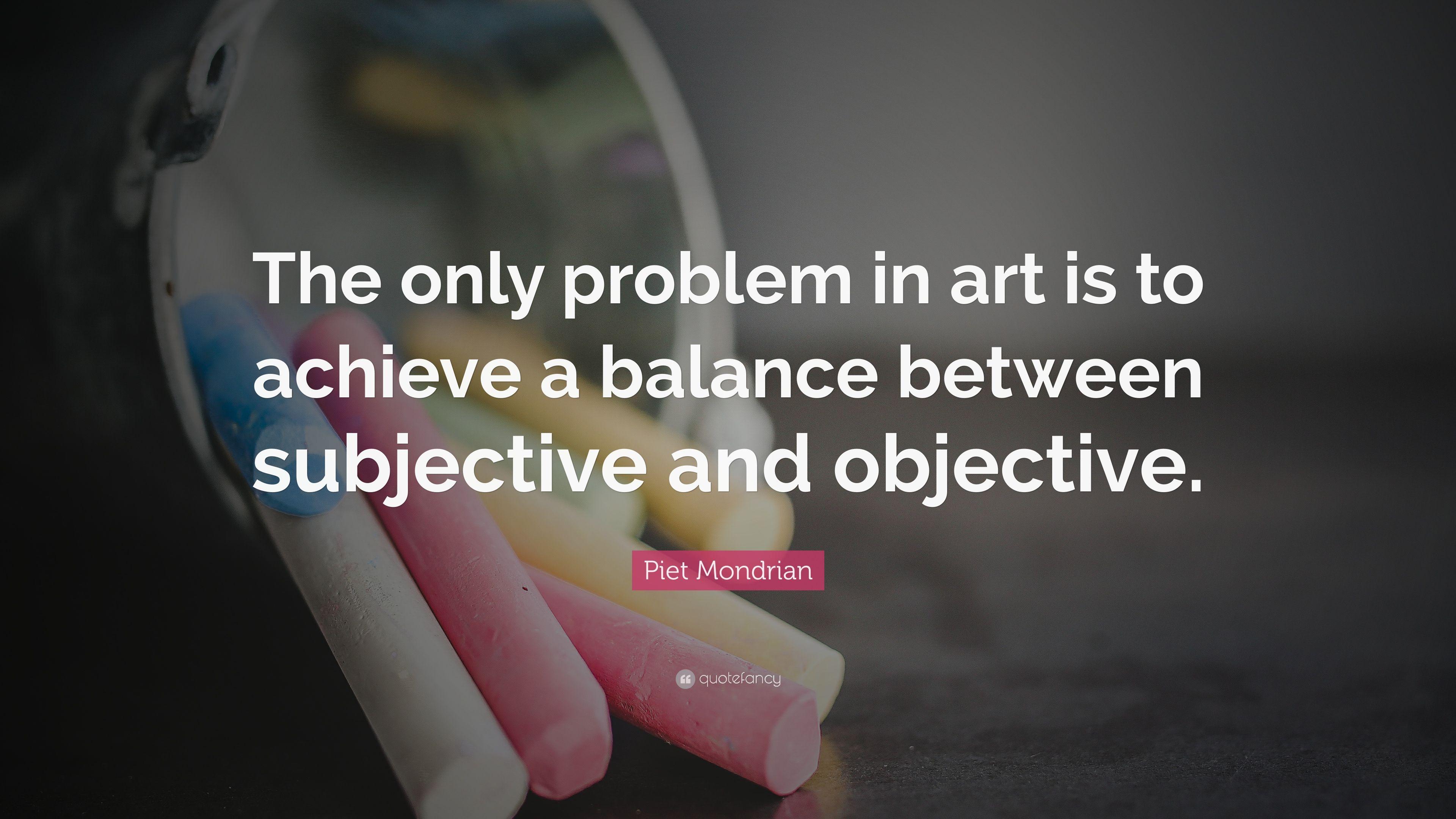 3840x2160 Piet Mondrian Quote: “The only problem in art is to achieve