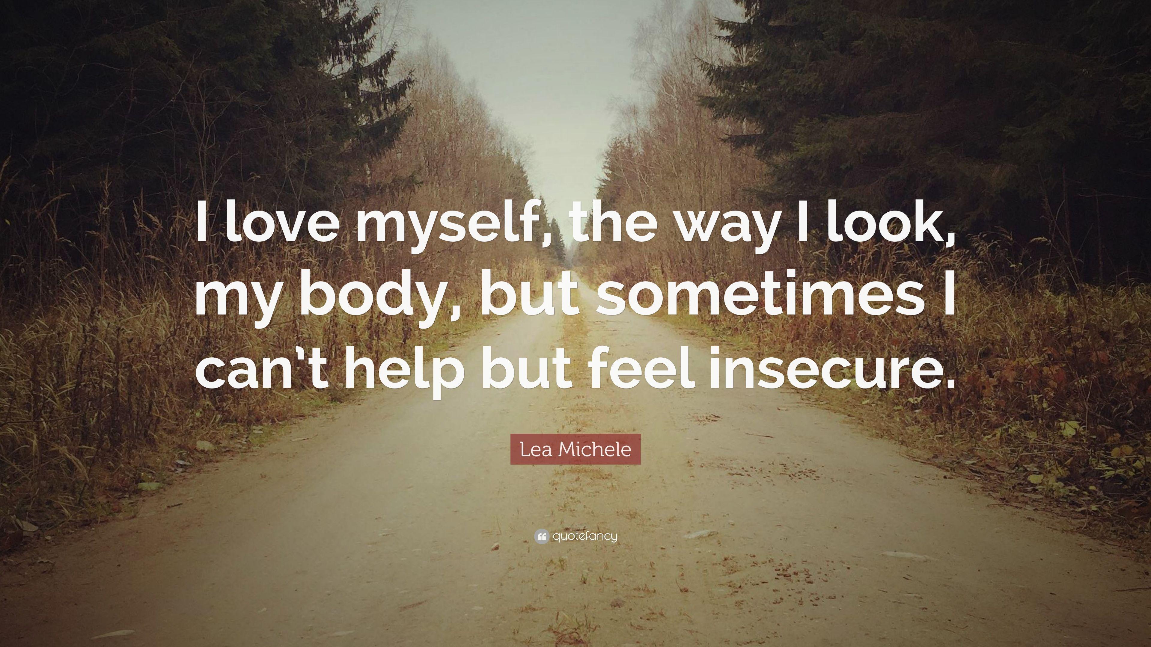 3840x2160 Lea Michele Quote: “I love myself, the way I look, my body