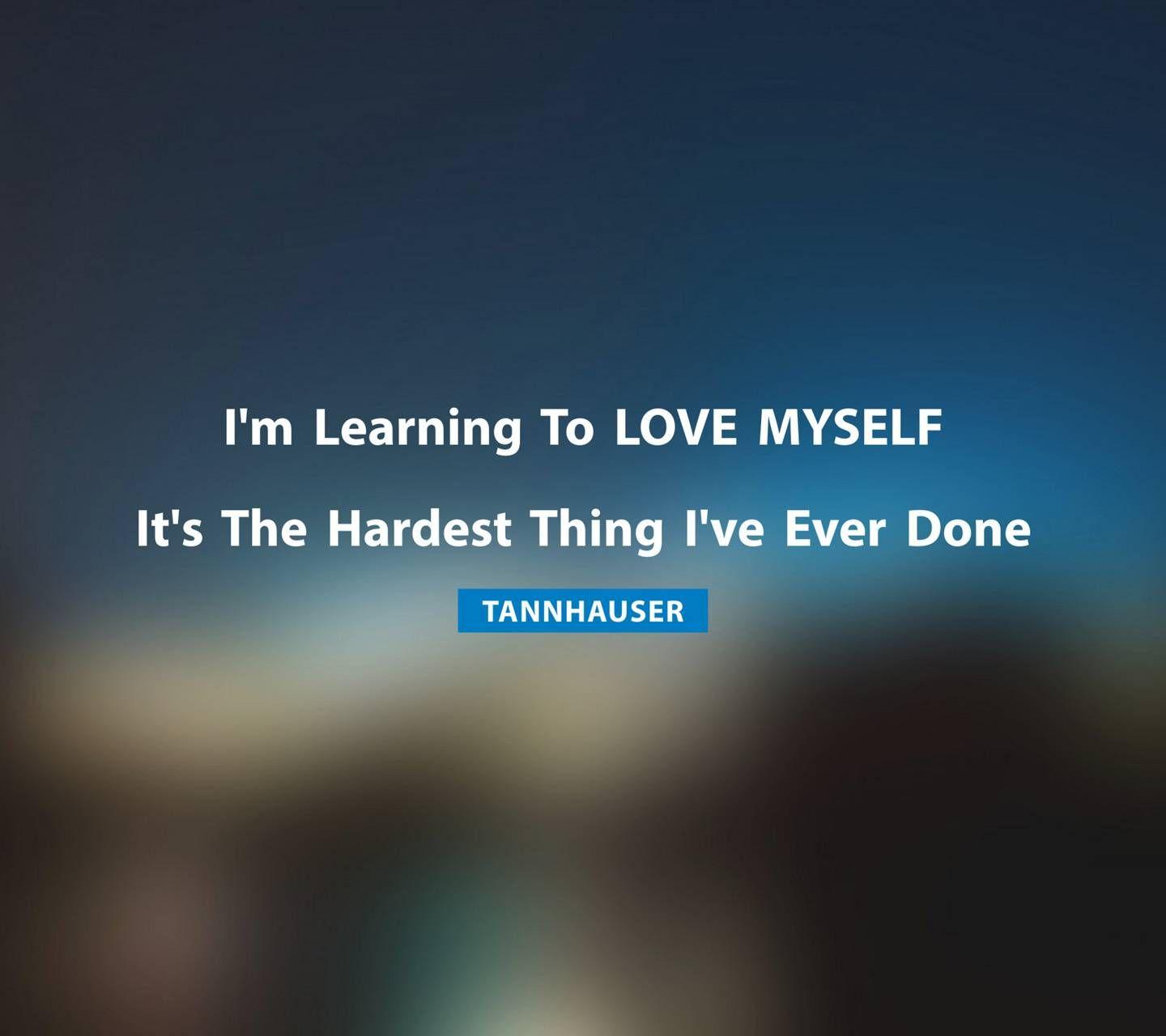 1440x1280 Love Myself Wallpaper