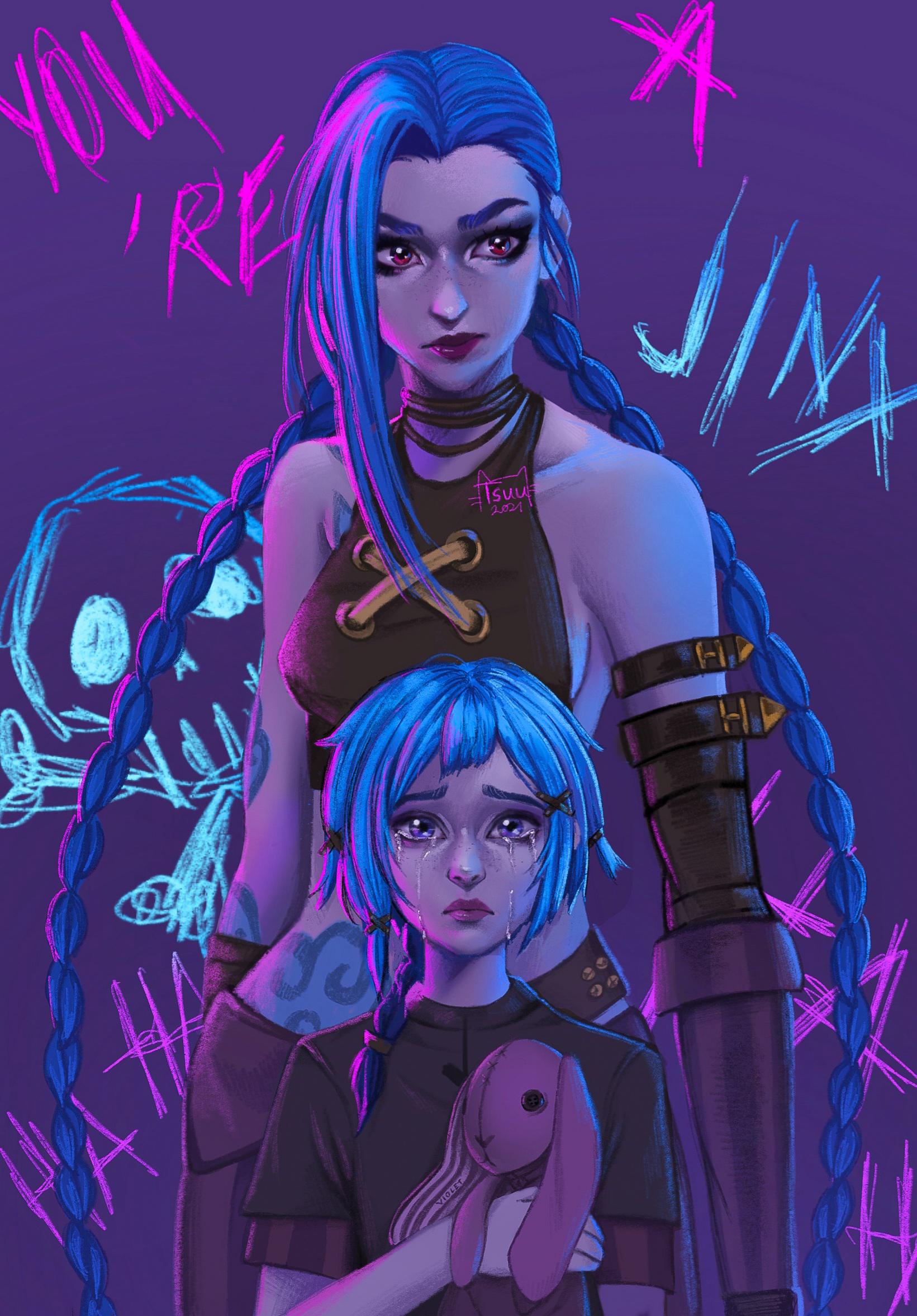 1641x2353 My Fanart Of Jinx Powder From Arcane, I