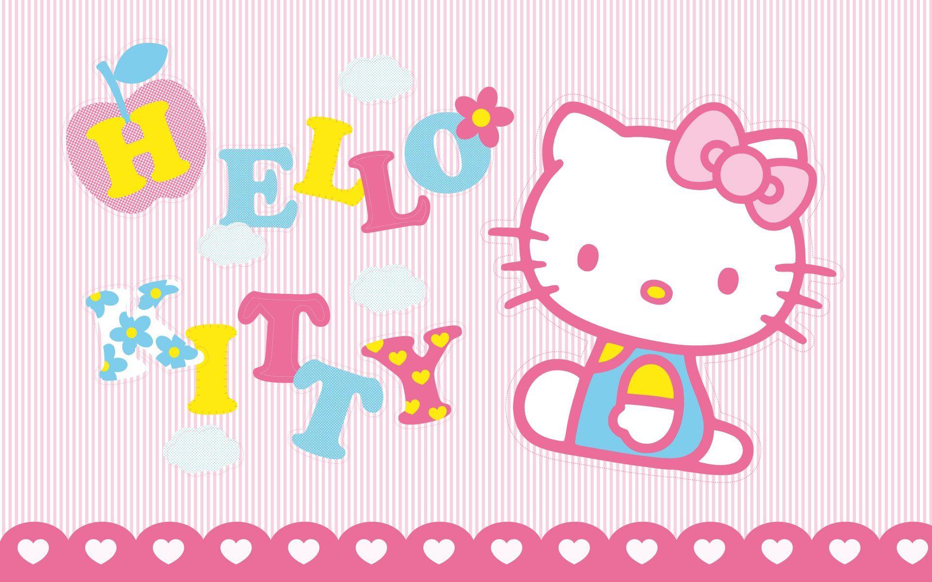 Nhóm hình nền Hello Kitty màu hồng 1920x1200 (62)