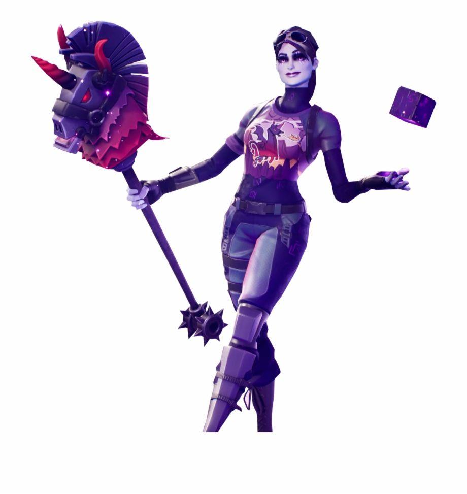 920x973 Fortnite Dark Bomber Skin With Cube In Her Hands