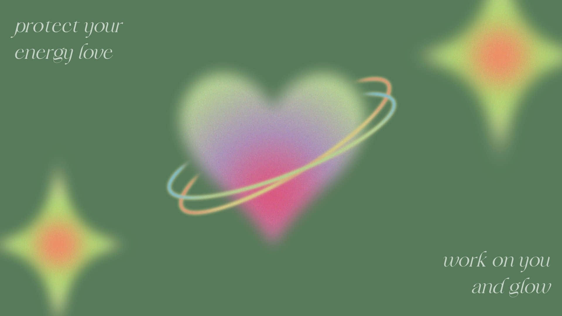 1920x1080 Heart Aura Laptop Wallpaper