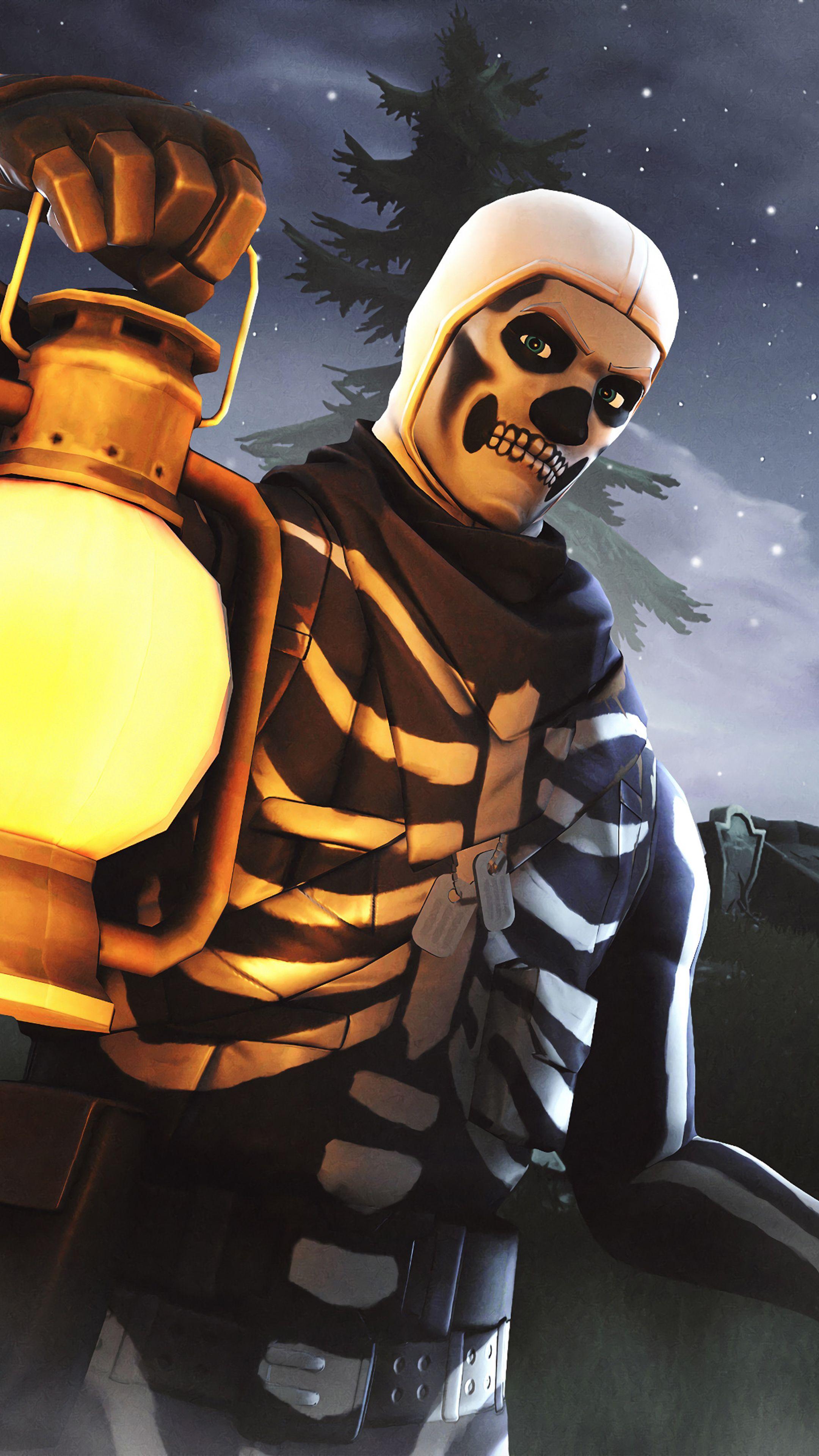 2160x3840 Download Skull Trooper Fortnite Season 6 Free Pure 4K Ultra