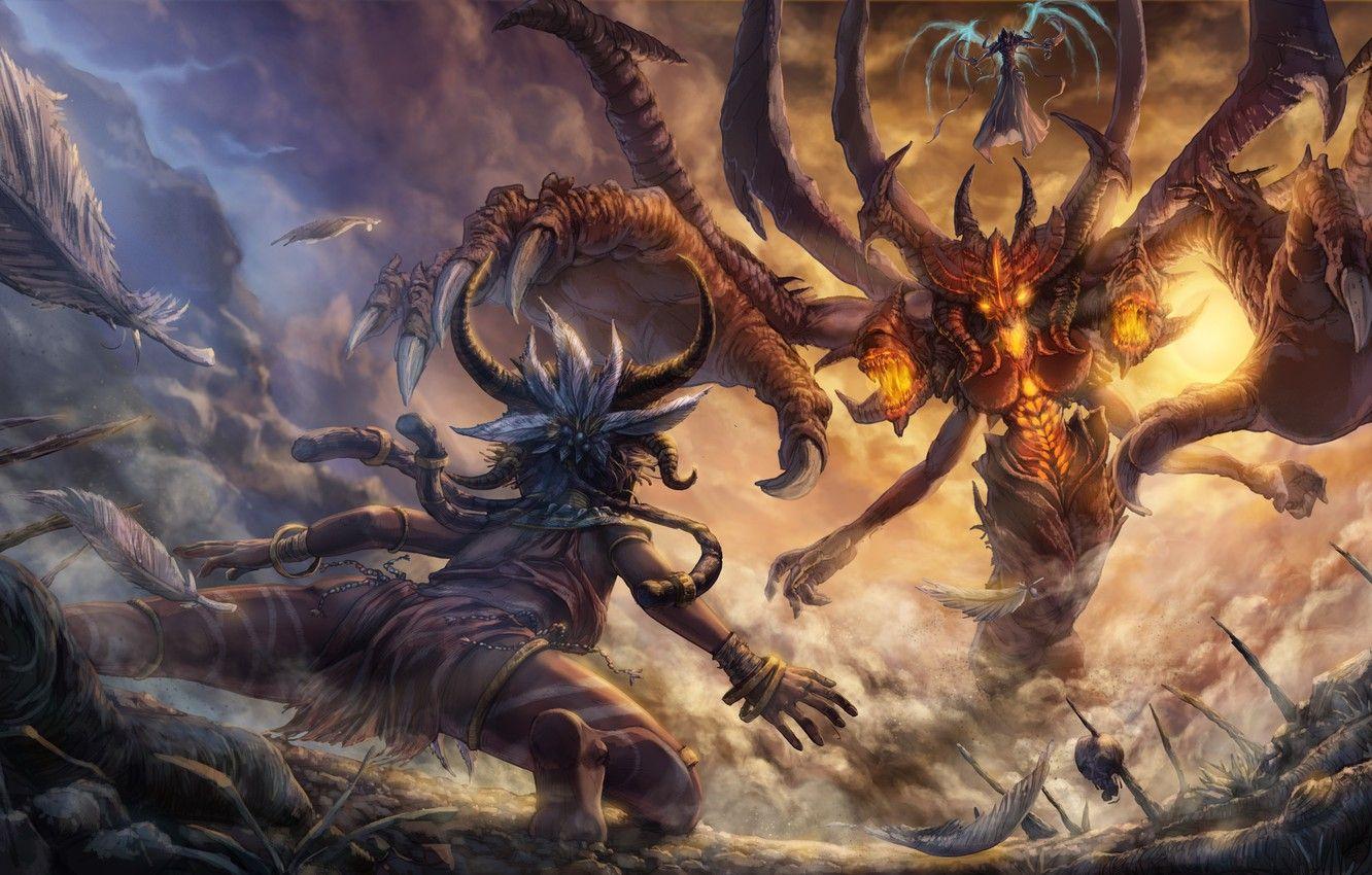 1332x850 Wallpaper Blizzard, Art, Diablo Diablo III, Blizzard