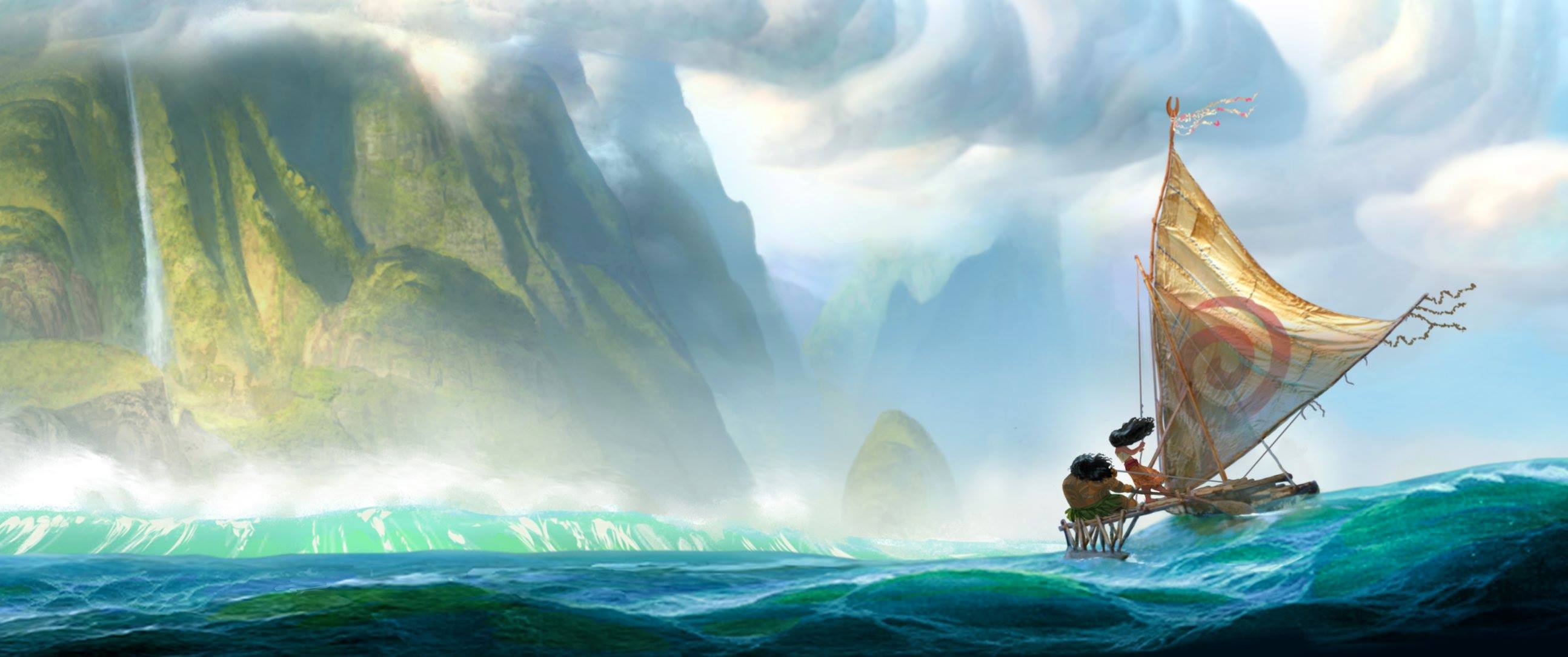 2588x1085 Moana Wallpaper