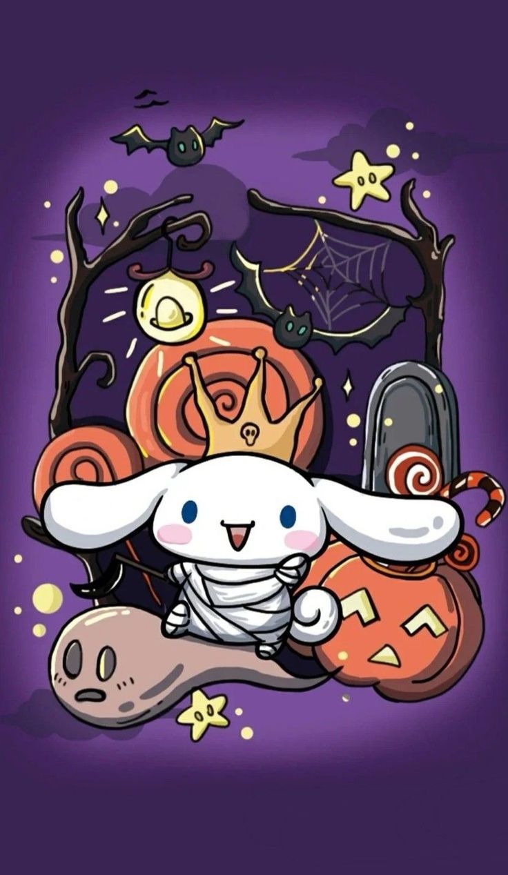 736x1268 Cinnamoroll Halloween HD Wallpaper