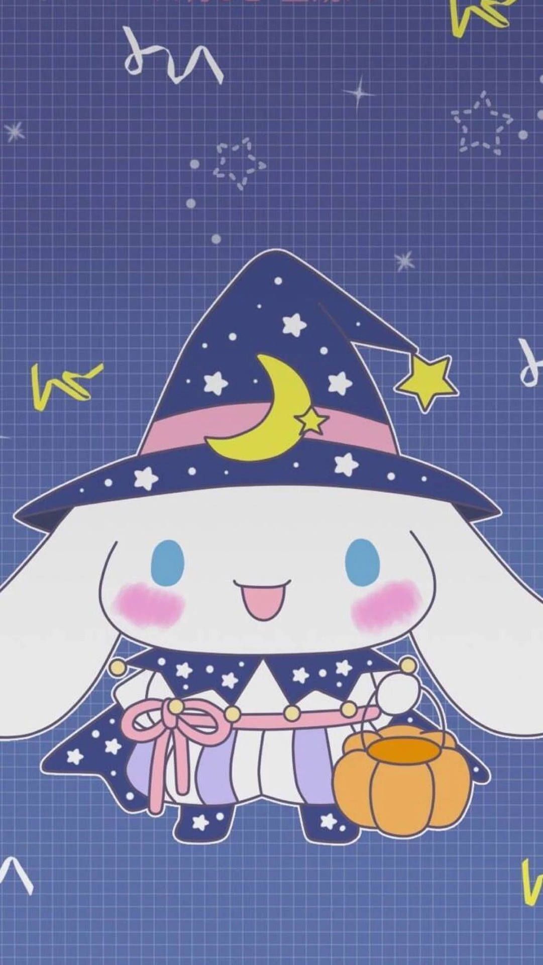 1081x1920 Cinnamoroll In Wizard Costume Wallpaper