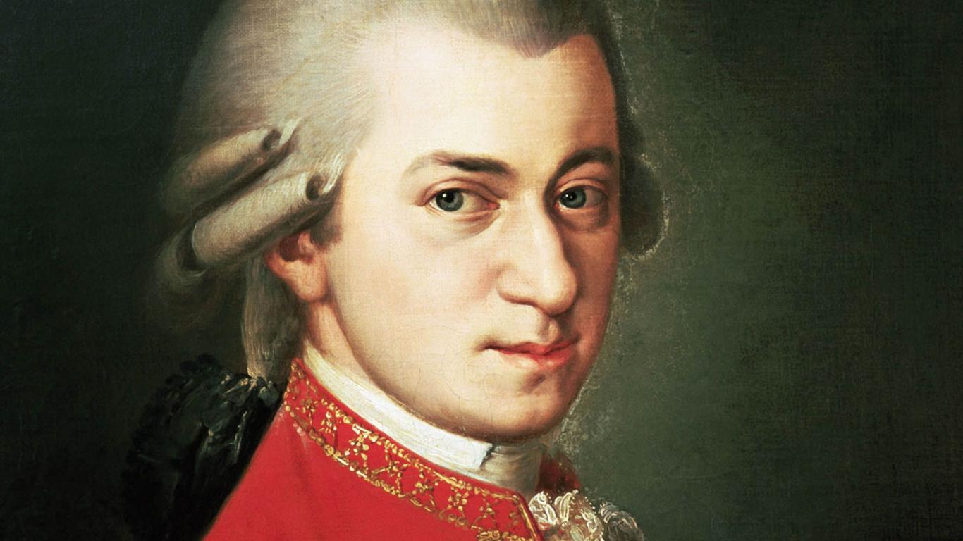 1366x768 Mozart Wallpaper