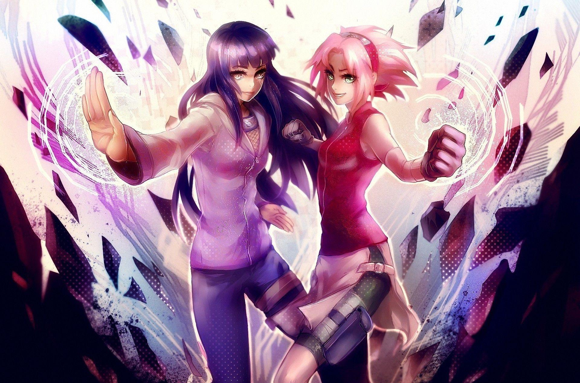 1920x1268 Hyuuga Hinata, Anime, Haruno Sakura, Naruto Shippuuden