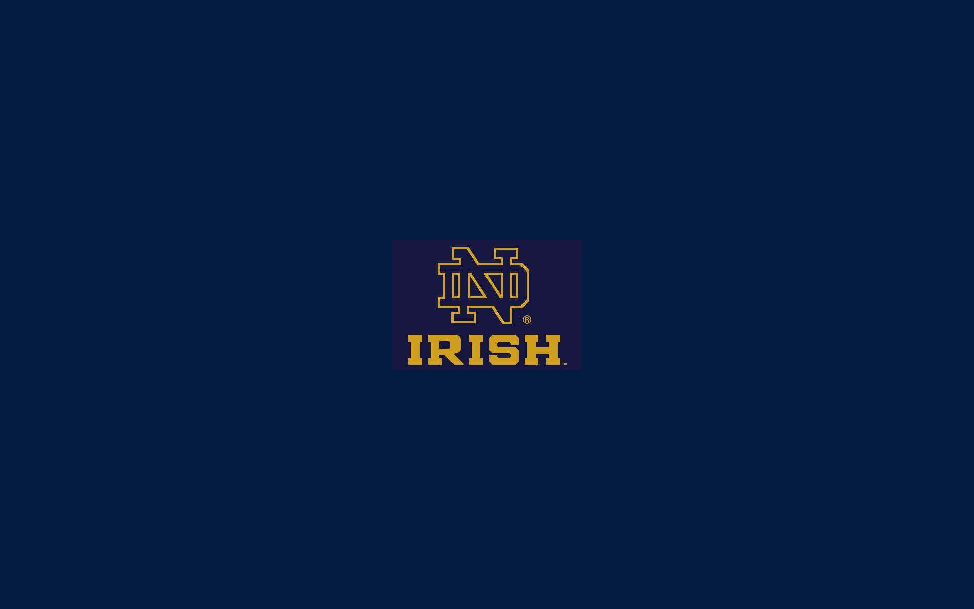 Download wallpapers Notre Dame Fighting Irish American football team blue  background Notre Dame Fighting Irish logo grunge art NCAA American  football USA Notre Dame Fighting Irish emblem for desktop free Pictures  for