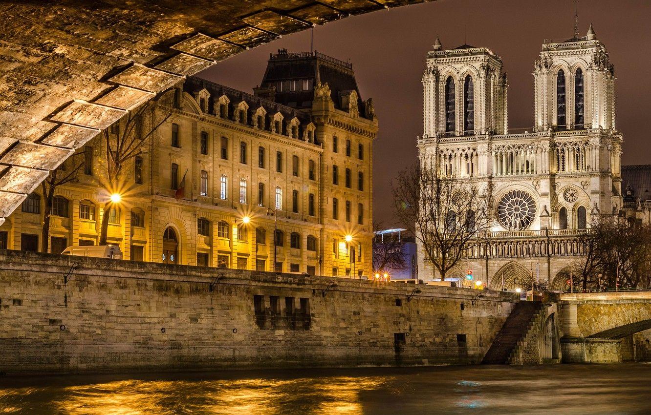 1332x850 Wallpaper bridge, the city, river, France, Paris