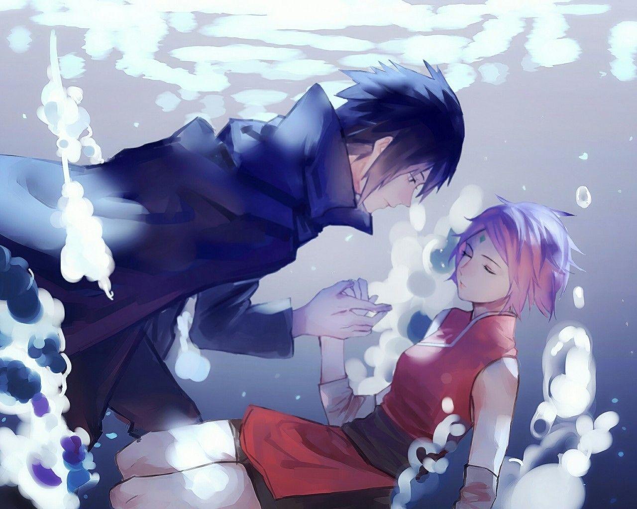 1280x1024 Download 1280x1024 Uchiha Sasuke, Haruno Sakura, Naruto