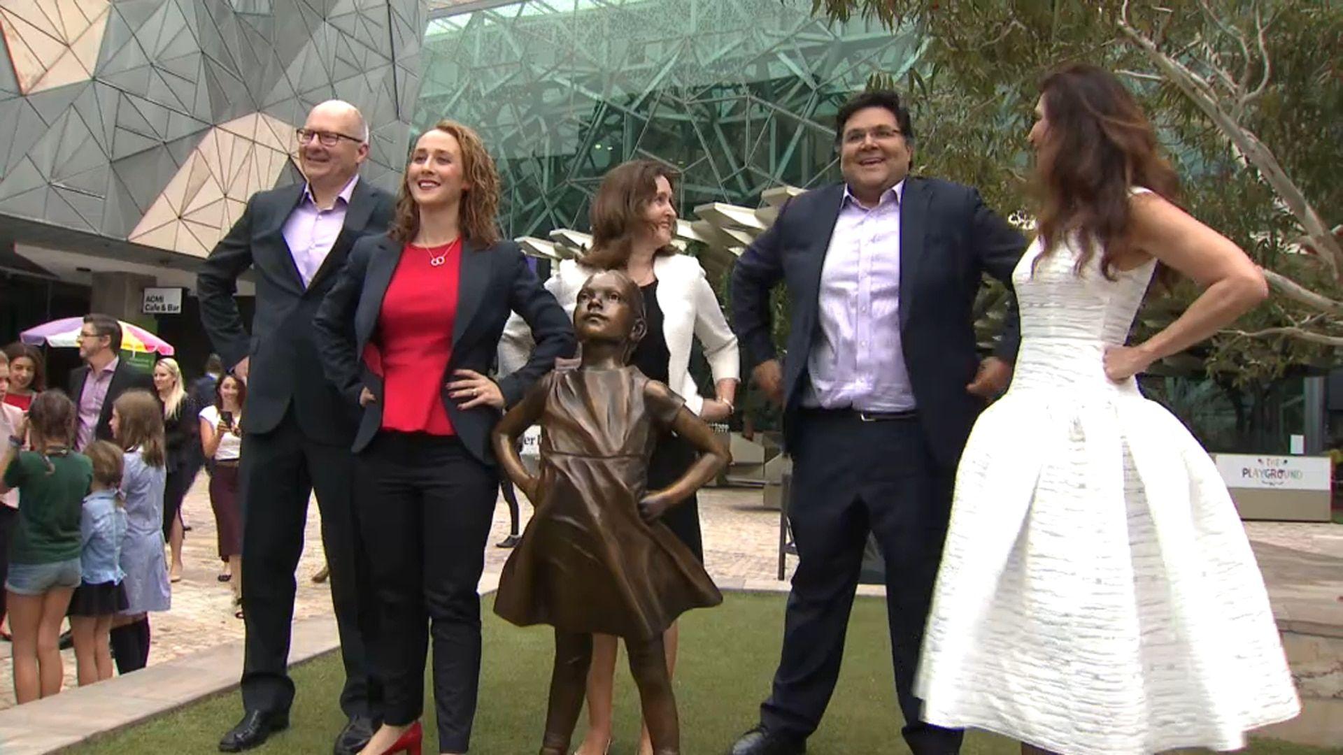 1920x1080 Fearless girl' statue unveiled in Melbourne